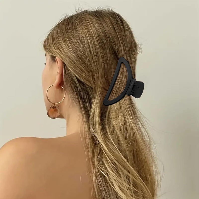 Sunolga 8PCS Hair Clips for Women, Flower Claw Clips for Thick Hair, Non-Slip Hair Accessories with Multi-Styles, Neutral Colors Hair Claw Clips and Variety Pack, Ideal for Girls - Image 4